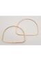 Angel Bag Accessory 12.5 cm D Model Light Gold Color Metal Bag Handle