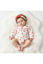 Baby Girls Wide Collar Rompers - 4