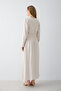 Modal Brooch Dress 3-2341 - 8