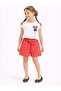 Woven Girls' Summer Shorts & T-Shirt Set - 3