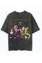 Nirvana Rock Metal Printed Unisex Oversize Music Band T-Shirt Acid Wash Tshirt