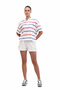 Wl Julve 20t889 5Fx Ecru Women's Shorts - 3