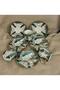 Kozmos 6 Piece Hand Painted Porcelain Coffee Cup Set - 3