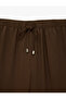 Wide Leg Trousers with Elastic Waist and Ties - 4