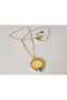 Ayetel Kürsi Prayer Turquoise Stone Steel Necklace