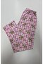100% Cotton Knitted Elastic Waist Printed Patterned Stylish and Comfortable Women's Tracksuit Pajamas Single Bottom - 2