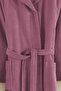 Talu Unisex Hooded Bathrobe, 100% Cotton, Durable, Quick Drying, Soft Comfort - 4