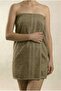 Aria Khaki Bath Towel - 70X140Cm, 480Gr, 100% Cotton, Spa and Hotel Towel