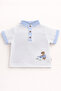 100% Cotton Buttoned Top and Shorts with Hat Summer Baby Boy-Child Set - 4
