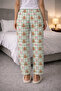100% Cotton Knitted Elastic Waist Printed Patterned Stylish and Comfortable Women's Pajamas Single Bottom - 4