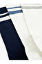 Set of 3 Striped Tennis Socks - 2