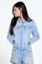 D75 yırtık denim şort - 3