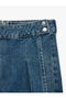 Denim Cotton Indigo Girls' Shorts 6Skg40080Ad - 5