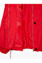 Crinkle Parachute Fabric Long Sleeve Pocketed Zippered Stand Collar Crop Raincoat - 6
