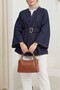 Gold Buckle Detailed Belted Denim Jacket -K.Laci