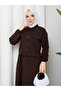 Women's Hijab Double Fabric Buttoned Two-Piece Set - Women's Hijab Set Jacket Skirt - 5