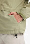 D6305Axkh271 Khaki Water Repellent Hooded Raincoat - 4