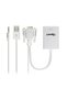 Qport Q-Vh 0.15Meter Vga- HDMI Video Adapter White with Audio 1080P - 3