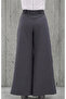 Women's Extra Wide Leg Flowy Palazzo Pants with Back Elastic - High Waist Relaxed Fit - 4