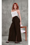 Women's Extra Wide Leg Flowy Palazzo Pants with Back Elastic - High Waist Relaxed Fit - 2
