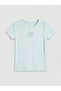 Vizyon New Season Crew Neck Embroidered Girls' Ribbed T-Shirt - 2