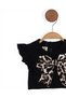 Baby Girl Summer Clothes Leopard Bow Detailed Ruffle Tights 6-9-12-18-24 Months 2-Piece Stylish Bottom and Top Set - 3