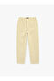 Cotton Pocketed, Tie-Waist, Loose Oversize Jogger Jean Trousers - 3