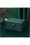 Women Jewelry Box Lockable 3 Layers Large Jewelry Organizer Storage Case ,Green - 6