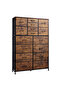 16-drawer large size Fabric model For inside Home Bed Room Storage Cabinet Brown Color 100cm