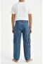 Boys Cargo Jeans – Blue Denim with Multi-Pocket Design - 2