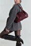 Women's Faux Leather Handbag Shoulder Bag - 5