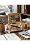 Wooden Educational Number Counting Abacus with Stand - Educational Math Toy with Colorful Number Beads