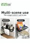 Kitchen Sink Drainer Storage Rack Soap Dishcloth Brush Holder Organizer for Kitchen Sink Sanitary Dr - 4