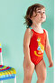 Uv Protection Upf 50+ Cross Strap Leopard Print Swimsuit - Recycled Fabric - Liana - 3