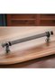 Metal Handle 192 mm Antique Nickel Furniture Drawer Kitchen Cabinet Cupboard Door Handles Handle - 2