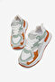 Women's Orange Green Eva Sole Comfortable Fit Sneaker - 4