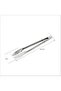 Stainless Steel Tongs 12 Inch 30.5 cm Cooking Serving BBQ Silver - 2