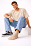 Men's Short Bamboo Beige Socks 3-Piece Seamless Anti-Sweat Ultra Soft Breathable Premium Socks - 2