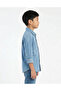 Boys Light Blue Denim Shirt – Long Sleeve Casual Button‑Down - 3