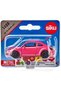 Siku Vw the Beetle Pink Metal Model Car with Opening Doors and Flowers 1488 - 8.5 cm - 6