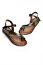 U390903603 Green Genuine Leather Women's Sandals - 6