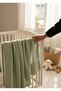 4 Layer Muslin Baby Blanket, Cotton Breathable Soft Texture, 100X130 Tassel Detailed Baby Blanket - 5