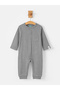 Ribbed Cotton Sleepsuit/Romper - 4