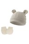 - Little Bean Baby Hat and Mittens - Multicolor - 0m to 6M