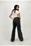 Anime Printed Washable Baggy Jean Black Snow Wash - 4