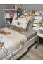 Quilted Balloons Patterned 4-Piece (100% Cotton 100X200 with Elastic Sheets) Single Bedspread Set - 3