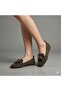 Kindep (Park Moda) Women's Knitwear with Tassels on the Front, Babet Brown - 3