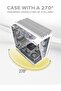 Darkflash DY470 ATX/MATX/ITX Triple Glass Gaming PC Case