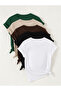 Unisex Green Beige Brown Black White Printed Design Tshirt - 2