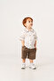 Baby Boy Summer Embroidered Shirt Shorts 2-Piece Set - 2